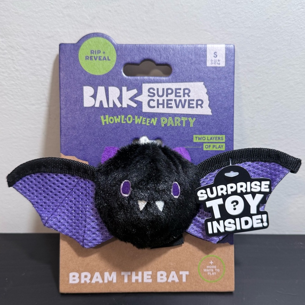 Bark Bram the Bat Howl-O-Ween Super Chewer Dog Toy | NWT